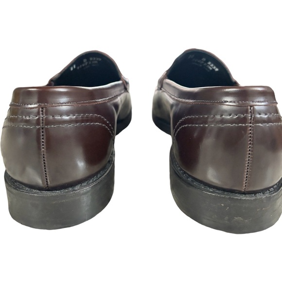 Allen Edmonds Men’s Dark Burgundy Leather Penny Loafers